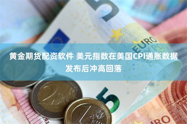 黄金期货配资软件 美元指数在美国CPI通胀数据发布后冲高回落