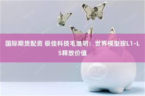 国际期货配资 极佳科技毛继明：世界模型按L1-L5释放价值